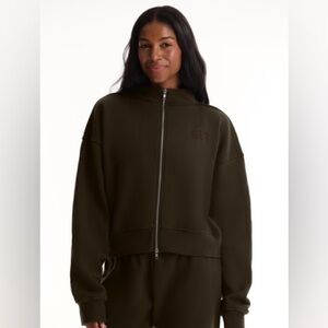 MIDWEIGHT SWEATS STAPLE SET FUNNEL ZIP - MAVERICK